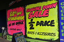Traditional hand-painted signs by Bellamy Graphics Signs